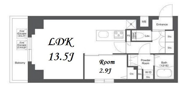 オーキッドレジデンス上野稲荷町の物件間取画像